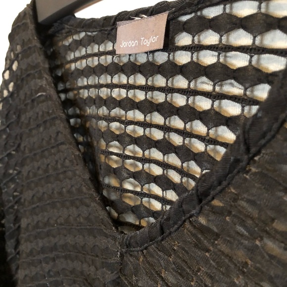 Jordan Taylor Black Sheer Beach/Pool Coverup - Picture 5 of 7